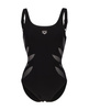 Strój kąpielowy damski Arena Women's Bodylift Milena Wing Back Black