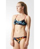 Góra od bikini damska dwustronna Adidas Women Beach Volleyball Dark Grey