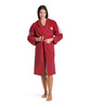Szlafrok basenowy Arena Unisex Team Stripe Robe Red White