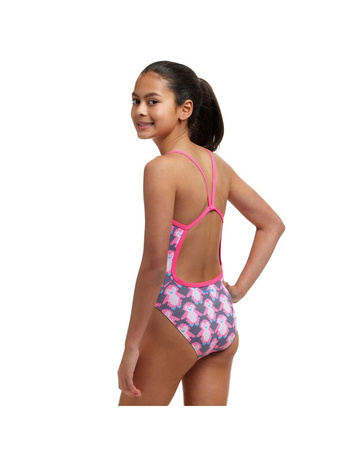 Strój kąpielowy jednoczęściowy dziewczęcy na basen Funkita Single Strip