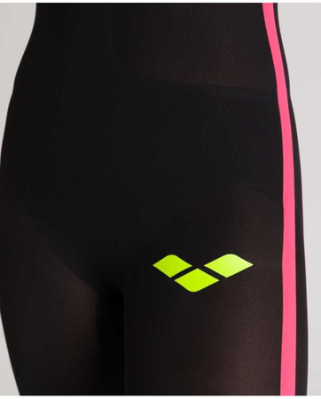 Damski strój startowy Arena Women's Powerskin E-Evo Ow Fbllob Black Fluo Yellow