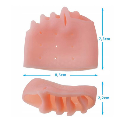 Opaska na haluksy separator żelowy na 5 palców