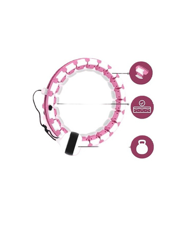 Hula hop masujące dla dorosłych z piłką grawitacyjną i skakanką