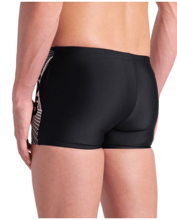 Bokserki kąpielowe męskie Arena Men's Wake Swim Short Black White