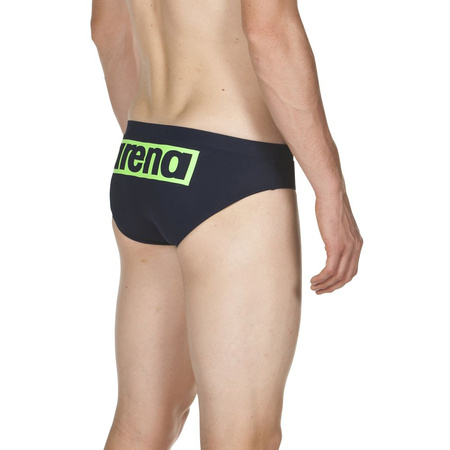 Kąpielówki slipy męskie Arena Men's Sunf Aded Brief Navy Shiny Green