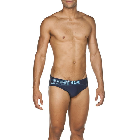 Kąpielówki slipy męskie Arena Men's Serome Evo Brief Navy Sea Blue