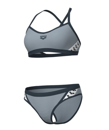 Strój kąpielowy damski Arena Woman's Icons Bikini Sea Foam Asphalt