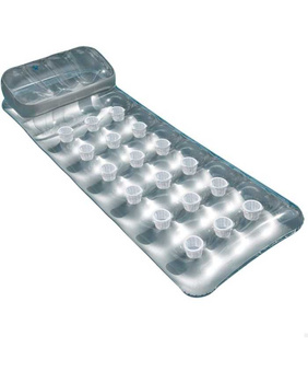 Materac jednoosobowy plażowy do pływania dla dorosłych Intex Silver