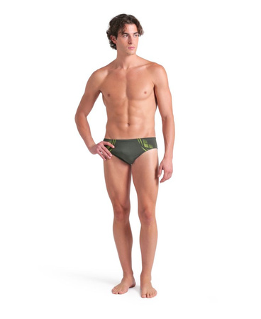 Męskie kąpielówki na basen slipy kąpielowe treningowe Arena Poseidonia Sage