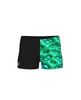 Bokserki kąpielowe chłopięce Arena Boy's Foam Swim Short Black Soft Green Multi
