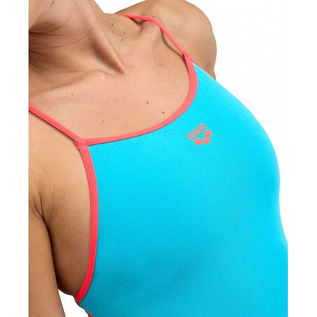 Strój kąpielowy Arena Women's Team Swimsuit Lace Back Solid