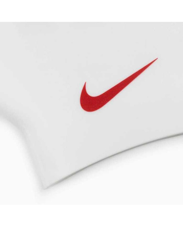 Czepek pływacki unisex Nike Slogan Habanero Red