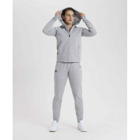 Damska sportowa rozpinana bluza Arena Women's Team Hooded Jacket Panel Medium Grey Heather
