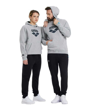 Bluza sportowa z kapturem Arena Hooded Sweat Logo Medium Grey Heather