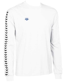 ARENA KOSZULKA UNISEX LONG SLEEVE TEAM ICONS WHITE-WHITE-BLACK ROZMIAR XL 001784101