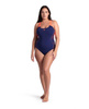 Strój kąpielowy damski Arena Women's Reflecting One Piece Navy Bright Coral