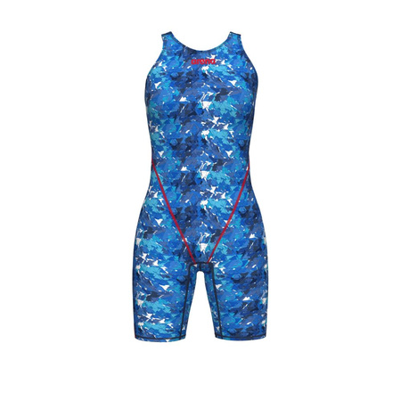 Damski strój startowy Arena Women's Powerskin ST Next Le Open Back Splashy Multicolor