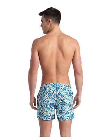 Szorty kąpielowe męskie Arena Men's Beach Boxer Water White Multi