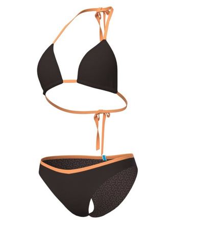 Strój kąpielowy damski Arena Women's Profile String Bikini Triangle Sepia Salomon Pink