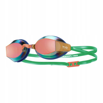 Okulary do pływania na basen startowe unisex Tyr Blackops Racing Green