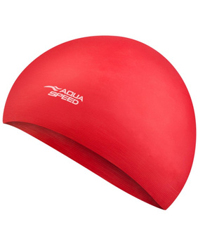 Czepek pływacki unisex Aqua Speed Soft Latex Red kol.31