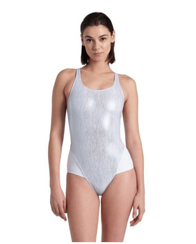 Strój kąpielowy damski Arena Women's Mesh Pro White Multi