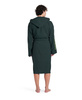 Szlafrok kąpielowy unisex Arena Zeppelin Light Robe Dark Sage Arctic Lime
