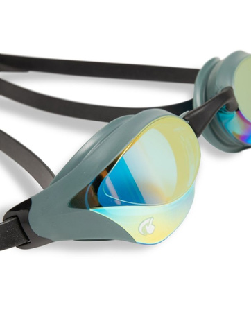 Okulary pływackie Arena Cobra Core Swipe Mirror Aqua Sage Black