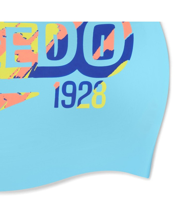 Czepek pływacki na basen silikonowy Speedo Reversible Blue