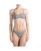 Góra od bikini damska dwustronna Adidas Women Beach Volleyball Dark Grey