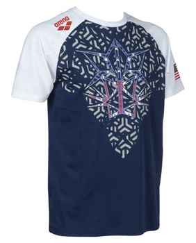 Koszulka sportowa techniczna Arena Og Raglan US Navy