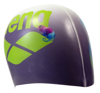 Czepek do pływania na basen silikonowy unisex Arena HD Chameleon