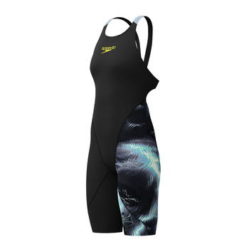 Strój startowy pływacki dla dziewczynek Speedo LZR Ignite Kneeskin