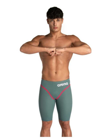 Strój startowy męski Arena Men's Powerskin Carbon Core Flex Limited Edition Jammer Olive White