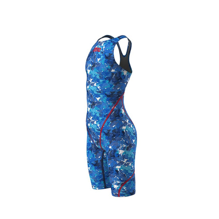 Dziewczęcy strój startowy Arena Girl's Powerskin ST Next LE Open Back Junior Splashy Multicolor 