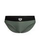 Kąpielówki slipy męskie Arena Men's Bicolore Elastic Brief Sage Black