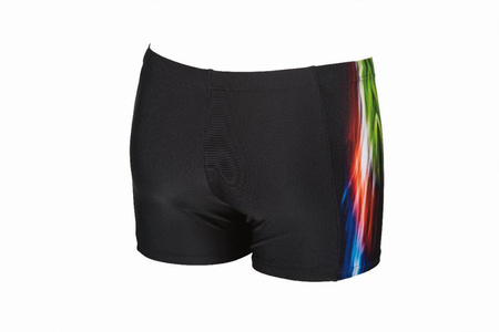 Kąpielówki bokserki Arena Men's Shining Short Black Soft Green
