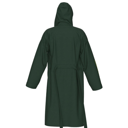Szlafrok kąpielowy unisex Arena Zeppelin Light Robe Dark Sage Arctic Lime
