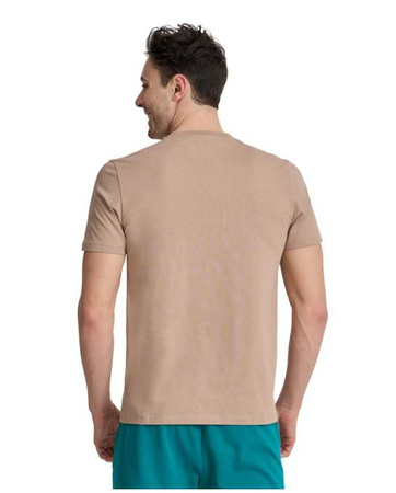 Koszulka Unisex Arena T-shirt Logo Cotton Carmel