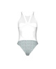 Strój kąpielowy damski Arena Women's Mesh Swim Pro Back Graphic White Multi