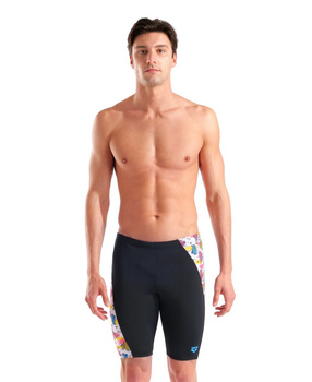 Kąpielówki spodenki męskie Arena Men's Desert Swim Jammer Black Multi White