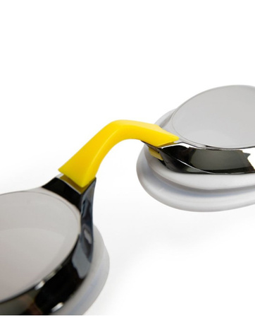 Okulary pływackie na basen Arena Python Mirror Silver White Fuchsia