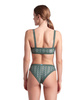 Strój kąpielowy damski Arena Women's Bikini Bandeau Monogram Sage Multi Sage