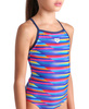 Dziewczęcy strój kąpielowy na basen kostium jednoczęściowy Arena Stripe