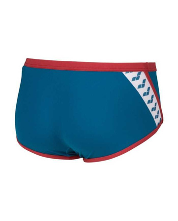 Kąpielówki męskie Arena Men's Icons Swim Low Waist Short Solid Blue Cosmo Astro Red