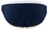 Kąpielówki slipy męskie Arena Men's Fundamentals Mid Brief Navy White