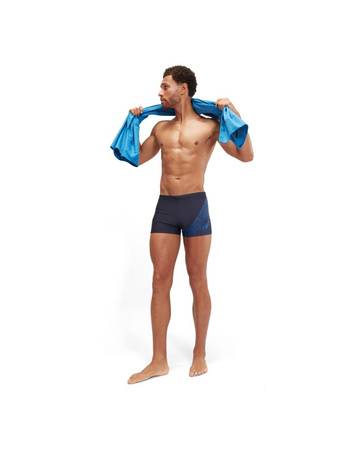 Kąpielówki męskie bokserki Speedo Medley Logo Navy Blue