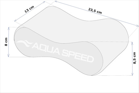 Deska ósemka do pływania unisex Aqua Speed Bojka Pull Buoy 4 Swirl