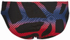Kąpielówki slipy męskie Arena Men's Spider Brief Black Red