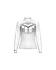 Koszulka do pływanie damska Arena Women's Long Slevee Rash Vest White Black